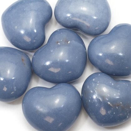 Angelite Crystal Heart ~45mm