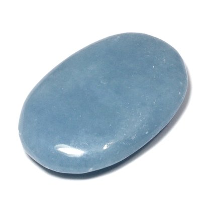 Angelite Massage Stone ~45mm