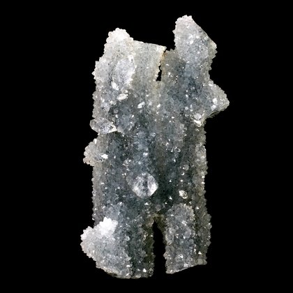 Apophyllite on Chalcedony Healing Crystal ~ 90mm
