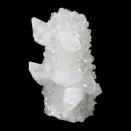 Apophyllite on Chalcedony Healing Crystal ~90mm