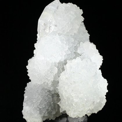 Apophyllite on Quartz Druze ~56mm