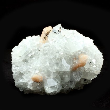 Apophyllite with Stilbite Crystal Cluster ~10cm