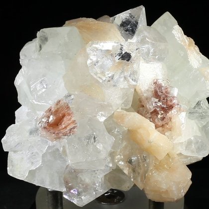 Apophyllite with Stilbite Crystal Cluster ~65 x 65mm