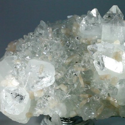 Apophyllite with Stilbite Crystal Cluster ~85mm