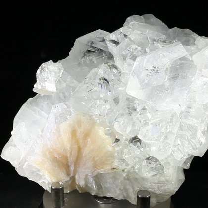 Apophyllite with Stilbite Crystal Cluster ~86 x 65mm