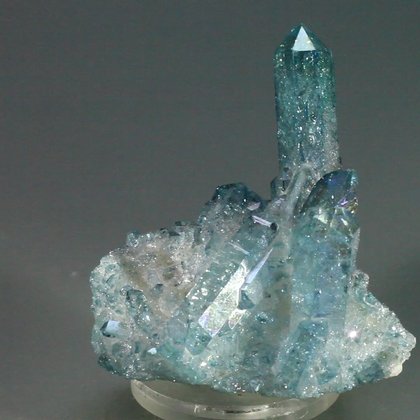Aqua Aura Quartz Healing Crystal ~43mm