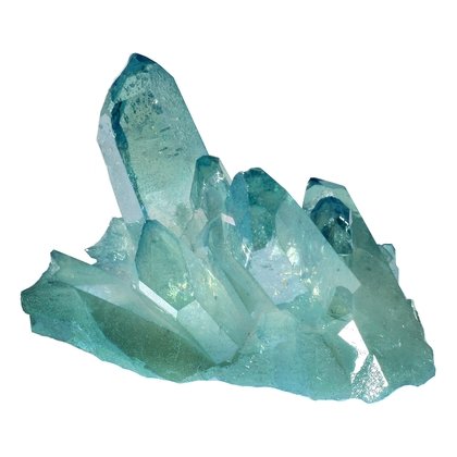 Aqua Aura Quartz Healing Crystal ~46mm