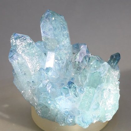 Aqua Aura Quartz Healing Crystal ~52mm