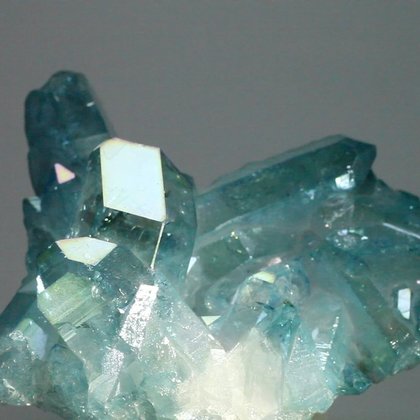 Aqua Aura Quartz Healing Crystal ~53mm