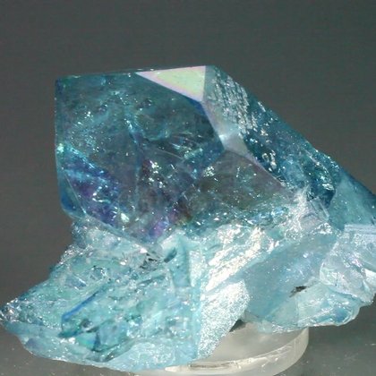 Aqua Aura Quartz Healing Crystal ~54mm