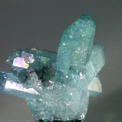 Aqua Aura Quartz Healing Crystal ~55mm