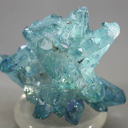 AMAZING Aqua Aura Quartz Healing Crystal ~56mm