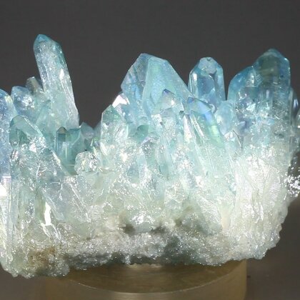 Aqua Aura Quartz Healing Crystal ~58mm