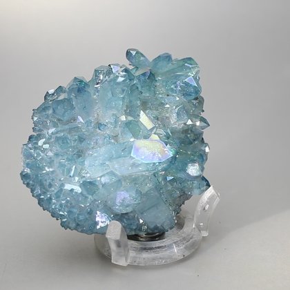 Aqua Aura Quartz Healing Crystal ~63mm