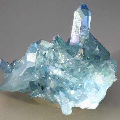 Aqua Aura Quartz Healing Crystal ~63mm