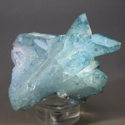 Aqua Aura Quartz Healing Crystal ~65mm