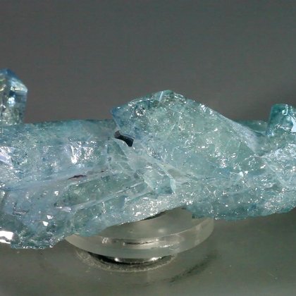 Aqua Aura Quartz Healing Crystal ~66mm