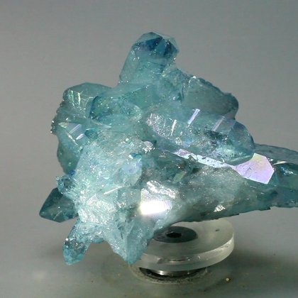 Aqua Aura Quartz Healing Crystal ~69mm
