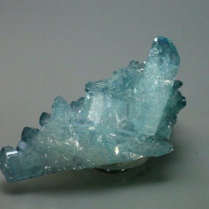 Aqua Aura Quartz Healing Crystal ~77mm