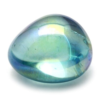 Aqua Aura Quartz Tumble Stone - Large