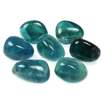 Aqua Fluorite Tumble Stone (25-30mm)