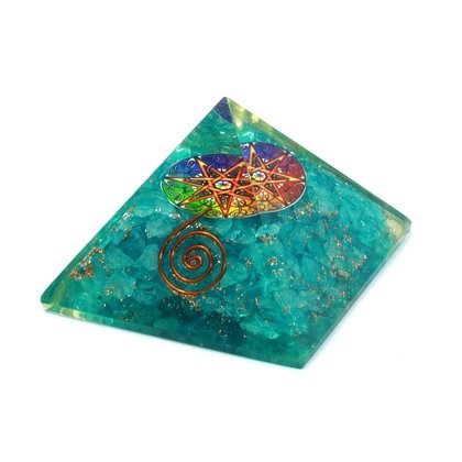 Aqua Quartz Orgonite ~50mm