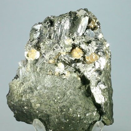 Arsenopyrite Mineral Specimen ~64x57mm