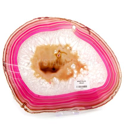 xxx Agate Slice Pink - 29cm