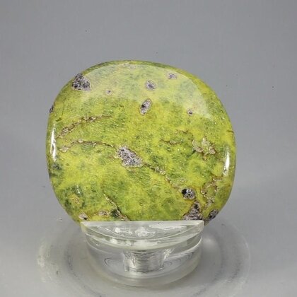 Atlantisite Flat Tumblestone ~40mm