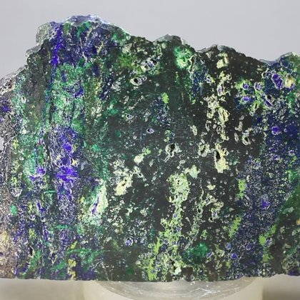 Azurite & Malachite Polished Slice ~80mm