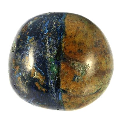 Azurite & Malachite Polished Stone ~2.5cm