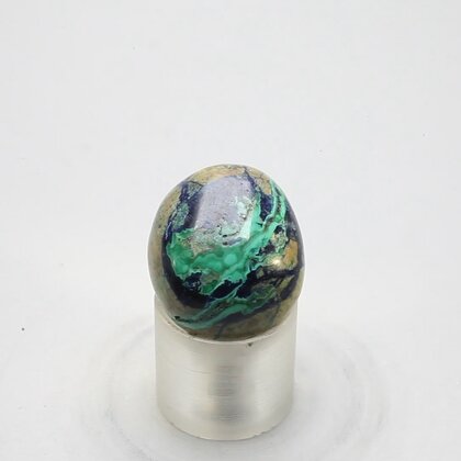 Azurite & Malachite Polished Stone ~22mm