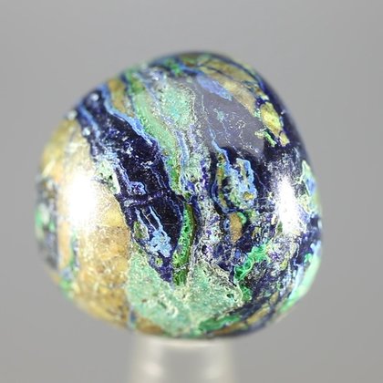 Azurite & Malachite Polished Stone ~23mm