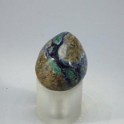 Azurite & Malachite Polished Stone ~24mm