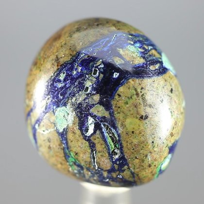 Azurite & Malachite Polished Stone ~27mm