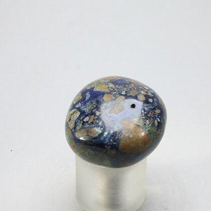 Azurite & Malachite Polished Stone ~27mm