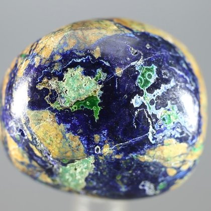 Azurite & Malachite Polished Stone ~27mm