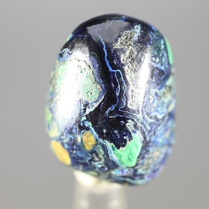 Azurite & Malachite Polished Stone ~27mm