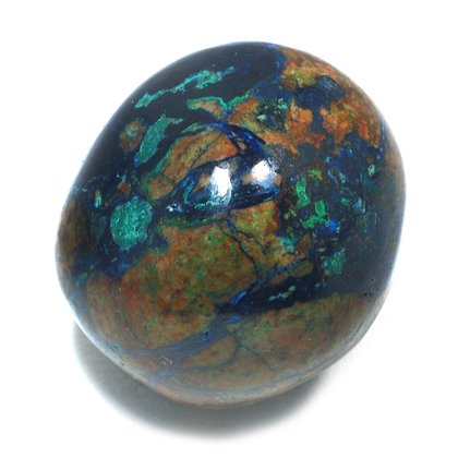 Azurite & Malachite Polished Stone ~28cm