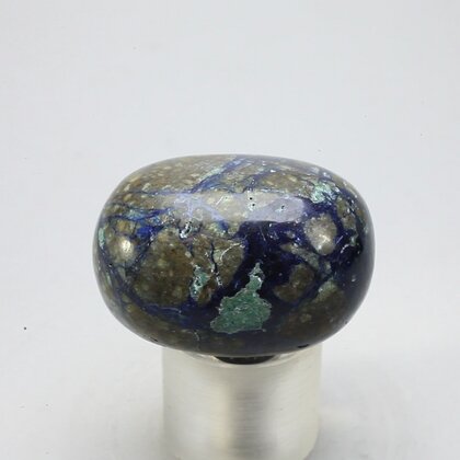 Azurite & Malachite Polished Stone ~31mm