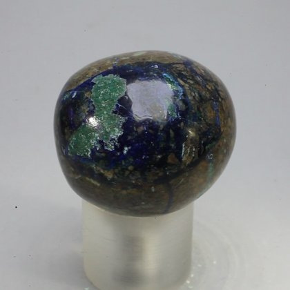 Azurite & Malachite Polished Stone ~35mm