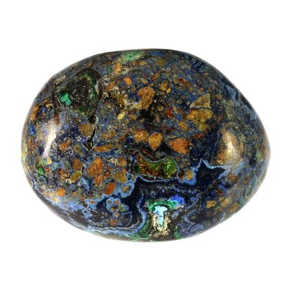 Azurite & Malachite Polished Stone ~3cm