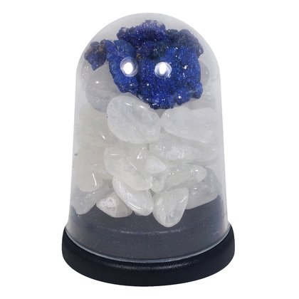 Azurite & Quartz Energy Dome