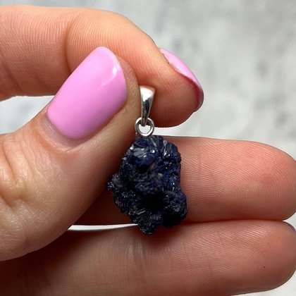 Azurite Healing Crystal Pendant ~17mm