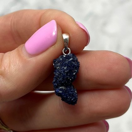 Azurite Healing Crystal Pendant ~18mm