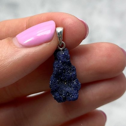 Azurite Healing Crystal Pendant ~22mm