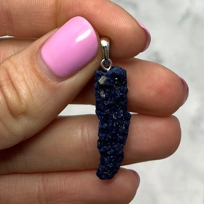 Azurite Healing Crystal Pendant ~31mm