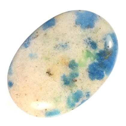 Azurite in Quartz Palmstone (Extra Grade) ~65 x 45mm