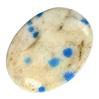 Azurite in Quartz Palmstone (Extra Grade) ~65 x 50mm