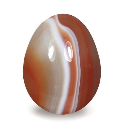 Banded Carnelian Egg ~49mm